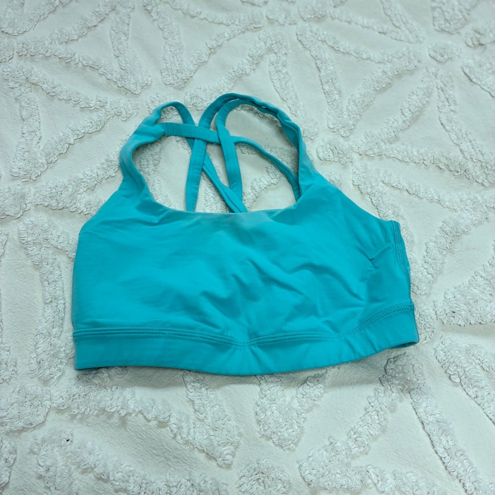 Lululemon blue sports bra
